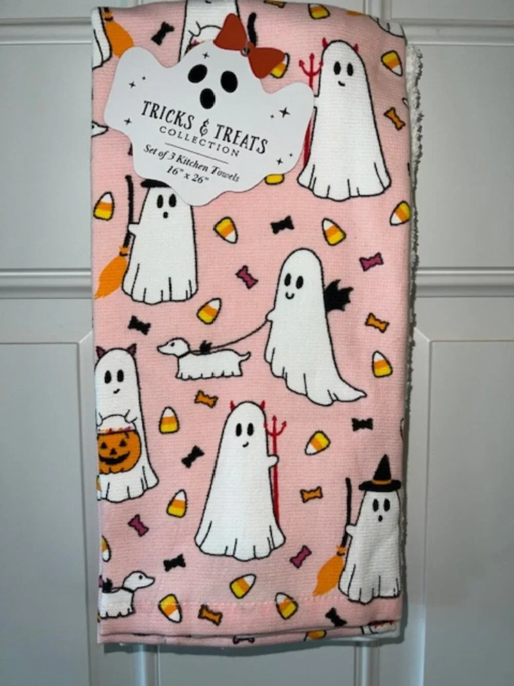 HALLOWEEN KITCHEN TOWELS SET OF 3